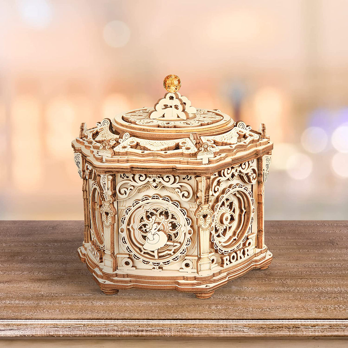 ROKR Secret Garden 3D Wooden Music Box Kit