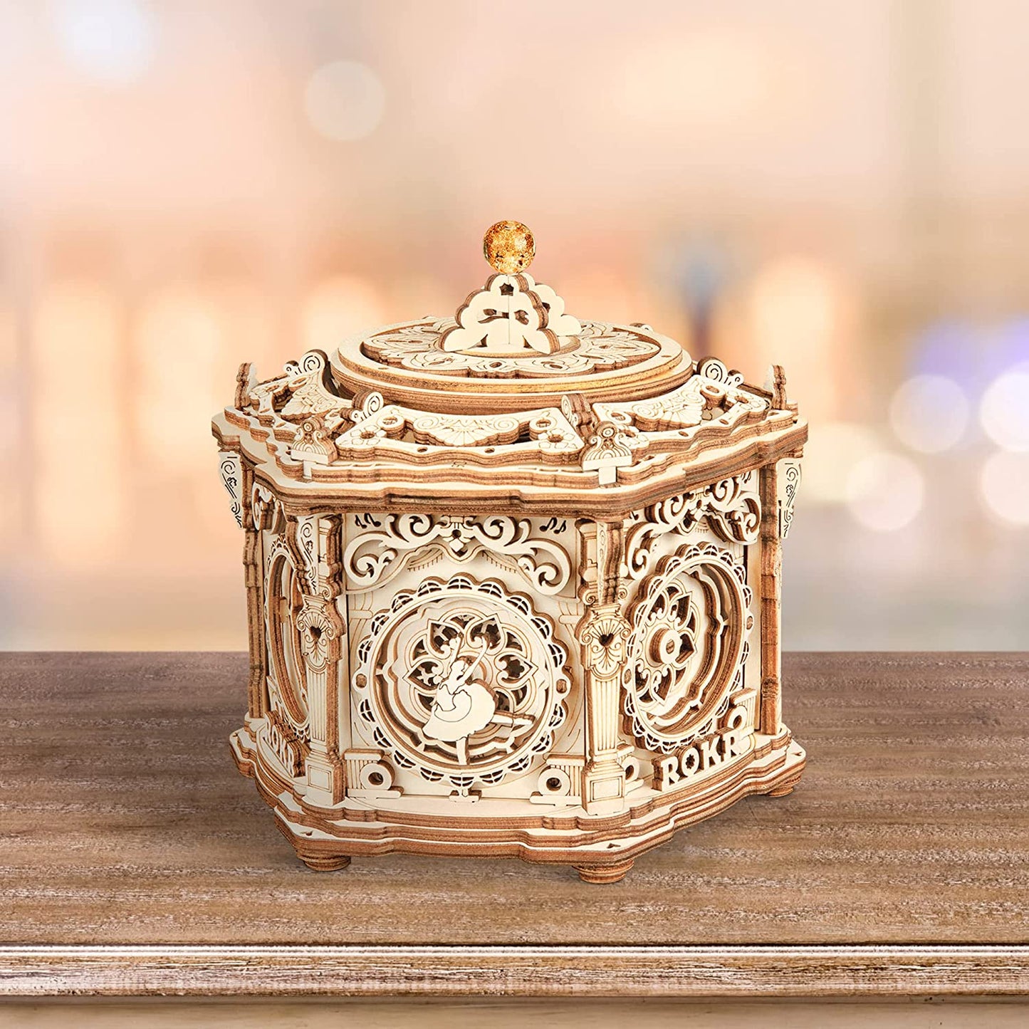 ROKR Secret Garden 3D Wooden Music Box Kit