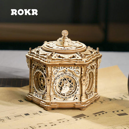 ROKR Secret Garden 3D Wooden Music Box Kit